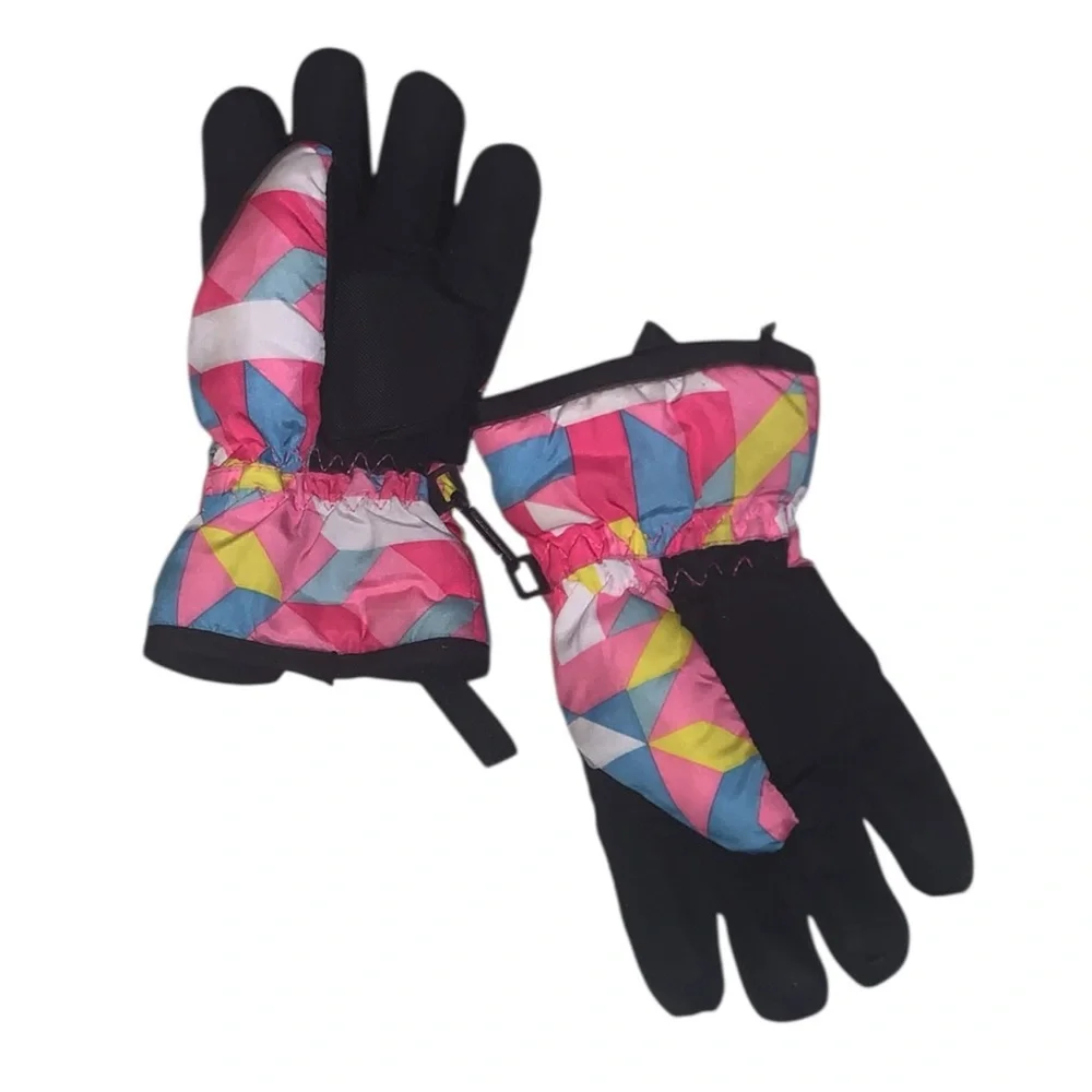 The Children’s Place Colorful Geometric Winter Gloves Snow Gloves